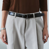 SIAC3154 Solid Buckle Belt_Black