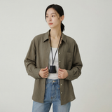 SIED26-2 Florist Shirt_Khaki Brown