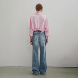 SIJN6085 Loose Fit Iconic Bootcut Denim_Medium blue