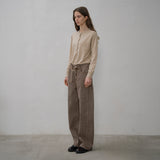 SIJN6087 Arco Curved Denim_Vintage brown