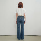 SIJN6088 90s Low-rise Bootcut Denim_Deep Blue