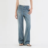 SIJN6096 Vintage Two-Pocket Essential Denim_Medium blue
