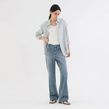 SIJN6096 Vintage Two-Pocket Essential Denim_Medium blue
