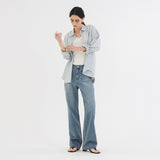 SIJN6096 Vintage Two-Pocket Essential Denim_Medium blue