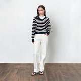 SIJN6106 Straight Column Color Denim_Ivory