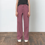 SIJN6107 Vintage Cotton Washed Pants_Dusty Purple