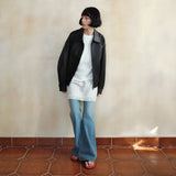 SIJN6110 Two-Pocket Slim Bootcut Denim_Medium blue