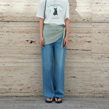 SIJN6115 Cool Washed Barrel Denim_Light Blue