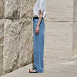 SIJN6115 Cool Washed Barrel Denim_Light Blue