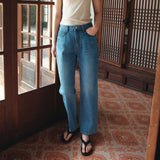 SIJN6116 Cool Washed Cropped Denim_Medium Blue