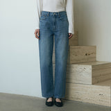 SIJN6116 Cool Washed Cropped Denim_Medium Blue