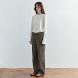 SIJN6118 Vintage Low-Rise Wide Jeans_Vintage brown