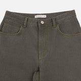 SIJN6118 Vintage Low-Rise Wide Jeans_Vintage brown