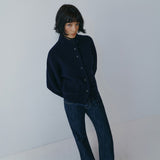 SIJN6123 Bell-Flare Denim_Deep blue
