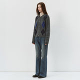 SIJN6123 Bell-Flare Denim_Medium blue