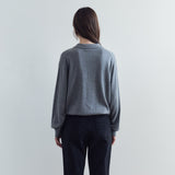 SIKN2136 Classic Collar Knit_Charcoal