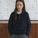 SIKN2136 Classic Collar Knit_Dark navy