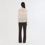 SIKN2149 String sheer Knit_Ivory