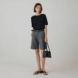 SIKN2184 Basic Round Neck Short Sleeve Knit_Black