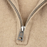 SIKN2200 Wool-Blend High-Neck Zip-Up Knit_Beige