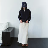 SIKN2200 Wool-Blend High-Neck Zip-Up Knit_Navy
