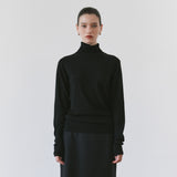 SIKN2205 Soft Slim Turtleneck Knit_Black