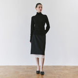 SIKN2205 Soft Slim Turtleneck Knit_Black