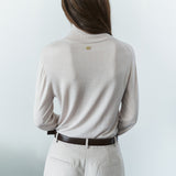 SIKN2205 Soft Slim Turtleneck Knit_Rose gray