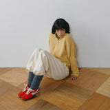 SIKN2217 Wool Blend Zip-Up Knit_Butter yellow