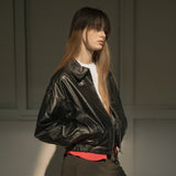 SIOT4075 Leather Bomber Jacket_Black