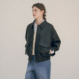 SIOT4079 Fake Leather Bomber Jacket_Black