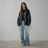 SIOT4141 Urban Fake Leather Jacket_Black