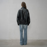 SIOT4141 Urban Fake Leather Jacket_Black