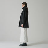 SIOT4152 High Neck Half Trench Coat_Charcoal