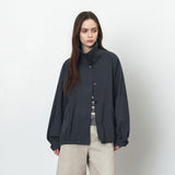 SIOT4182 High Neck Button Blouson_Navy