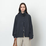SIOT4182 High Neck Button Blouson_Navy