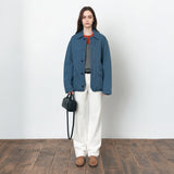 SIOT4183 Vintage Cotton Work Jacket_Pale Blue