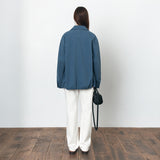 SIOT4183 Vintage Cotton Work Jacket_Pale Blue