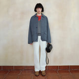 SIOT4183 Vintage Cotton Work Jacket_Pale Blue