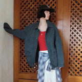 SIOT4183 Vintage Cotton Work Jacket_Charcoal