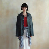 SIOT4183 Vintage Cotton Work Jacket_Charcoal