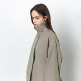 SIOT4184 Belted Half Trench Jacket_Greige