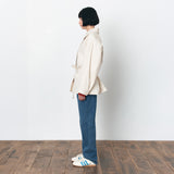 SIOT4184 Belted Half Trench Jacket_Cream