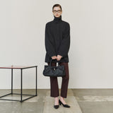 SIOT4184 Belted Half Trench Jacket_Black