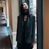 SIOT4189 Classic Balance Blazer_Charcoal