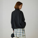 SIOT4192 Oversized Windbreaker_Black