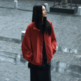 SIOT4192 Oversized Windbreaker_Red
