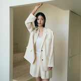SIOT4195 Lounge Soft Blazer_Light Beige