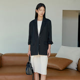 SIOT4195 Lounge Soft Blazer_Black