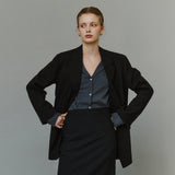 SIOT4200 Gentle Tailored Blazer_Black
